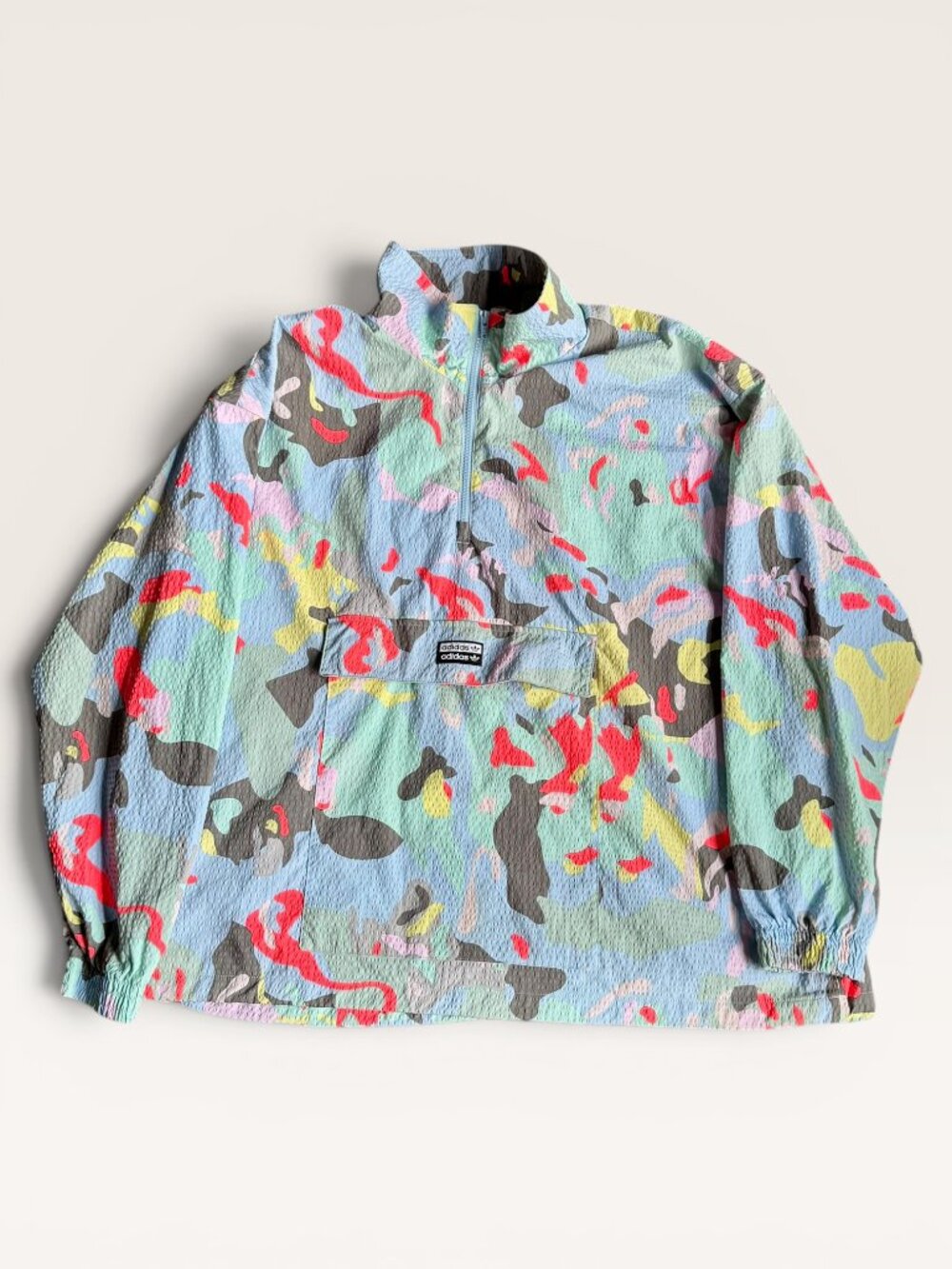 Adidas Originals RYV Anorak Camo Set Seersucker Windbreaker + Shorts Gorpcore - Picture 2 of 8